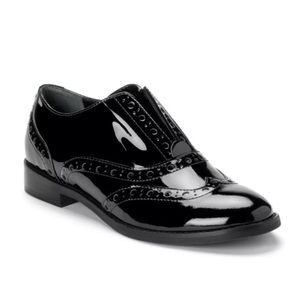 Vionic Black Patent Leather Loafers